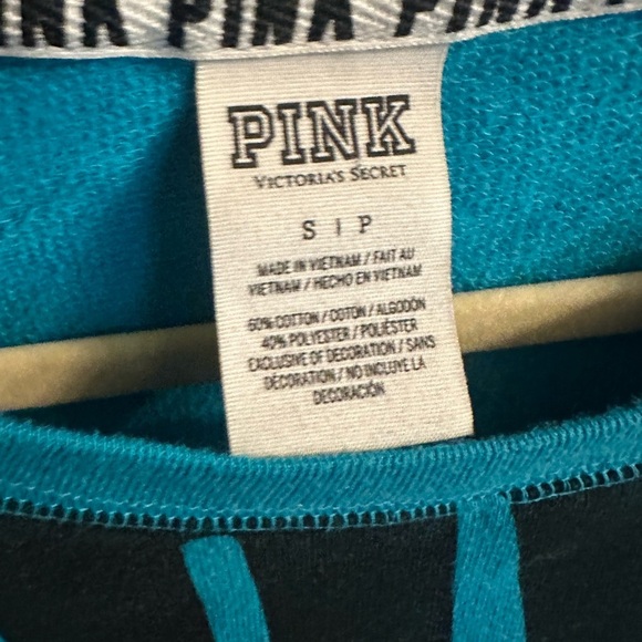 PINK Victoria's Secret Turquoise Long Sleeve Tee - Picture 4 of 4